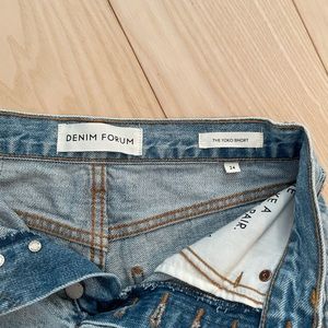 Denim forum yoko shorts size 24